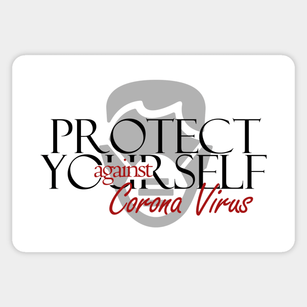 Protect Yourself Sticker by FunnyBearCl